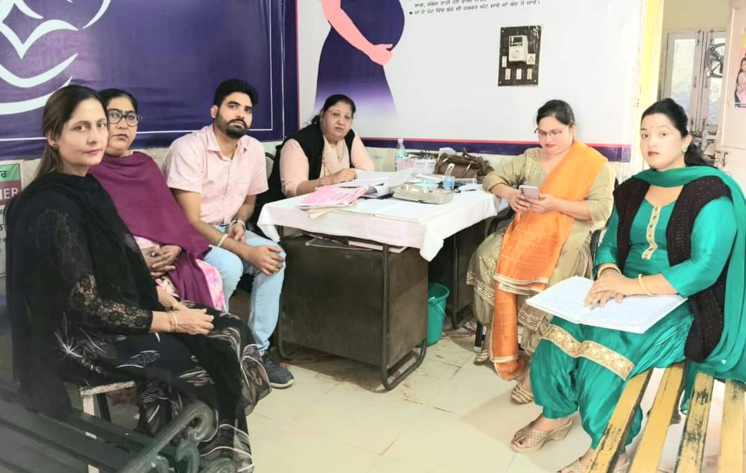 Supportive supervision by District Vaccination Officer Dr. Seema Garg